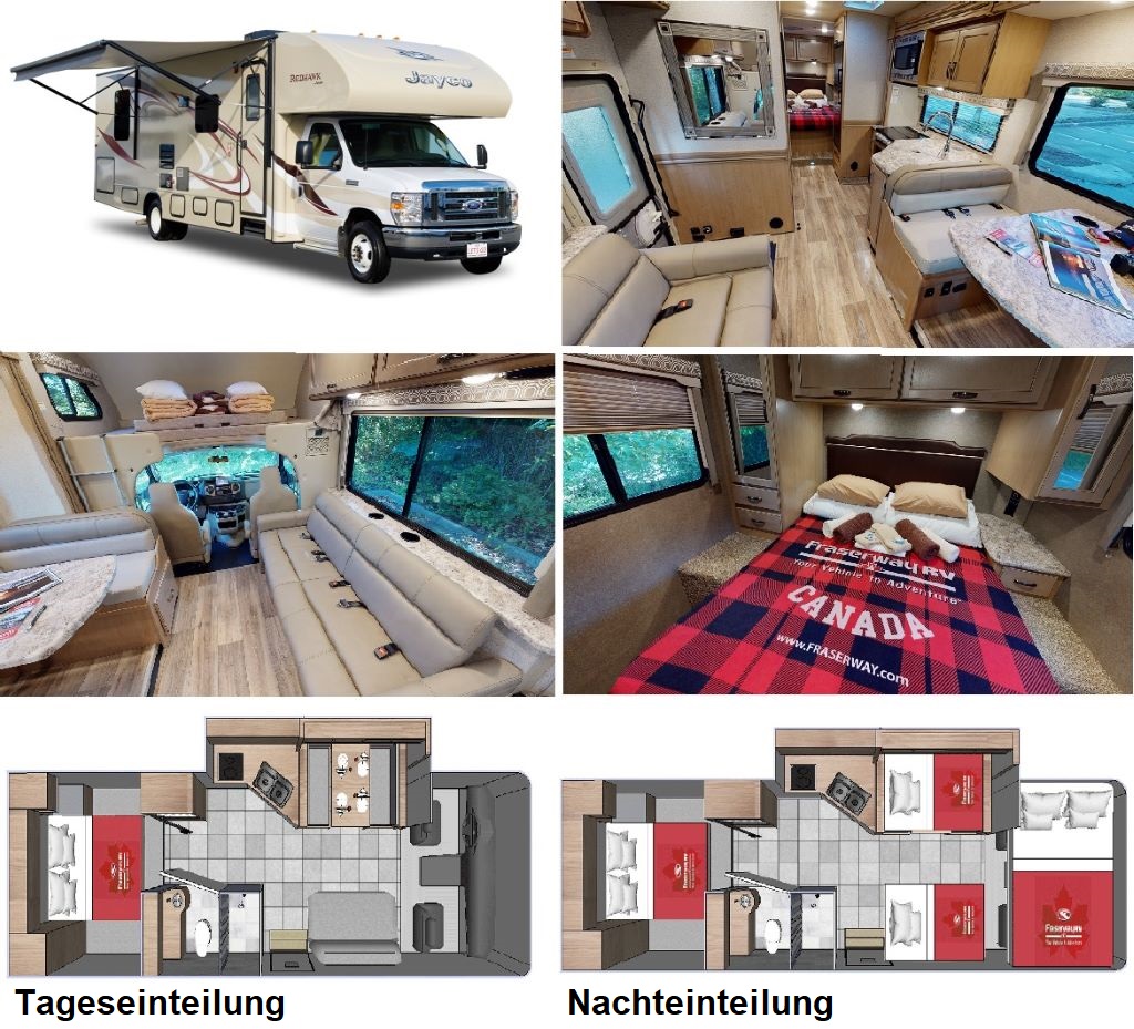 Wohnmobile in Kanada - 4 bis 7 Personen